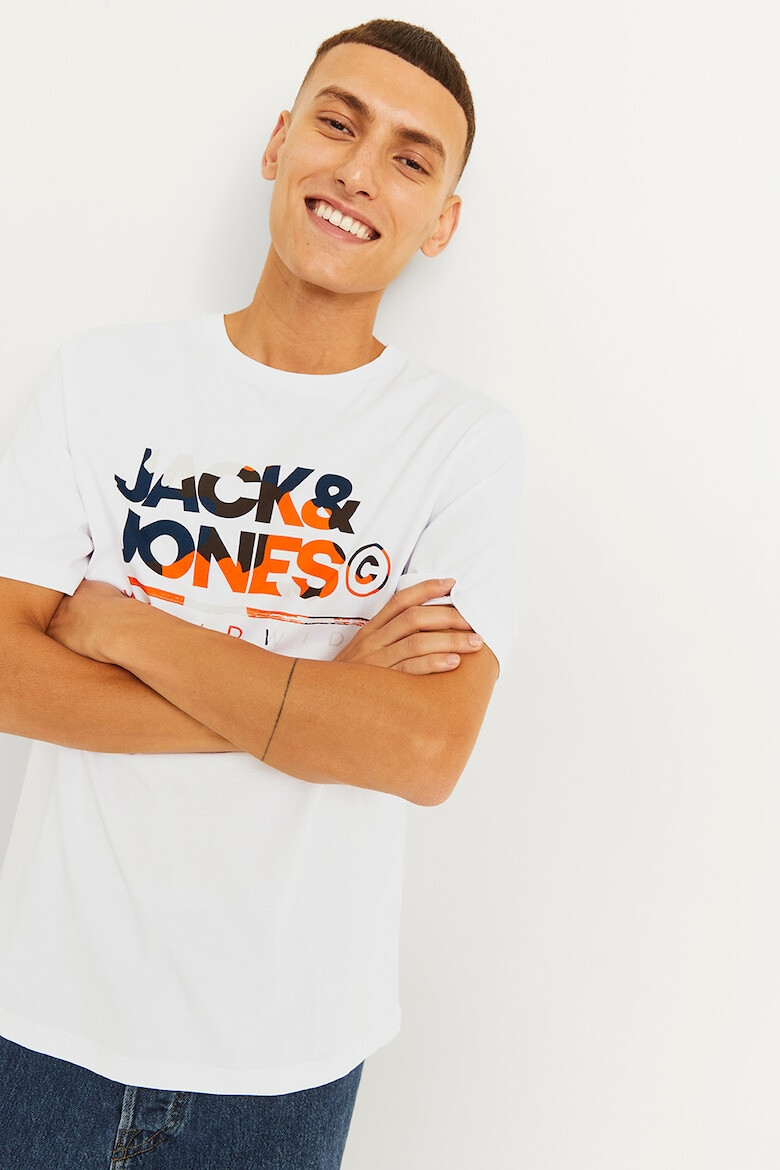 Jack & Jones Tricou de bumbac cu imprimeu logo - Pled.ro