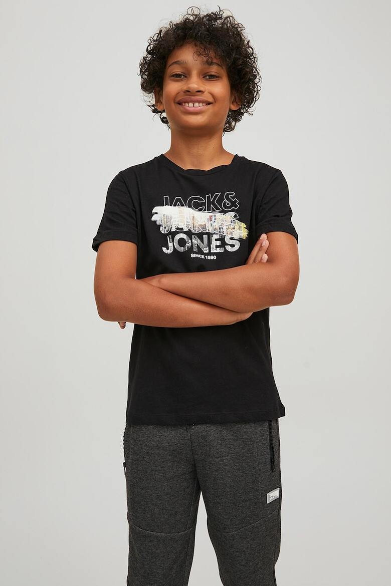 Jack & Jones Tricou de bumbac cu imprimeu logo Oscar - Pled.ro