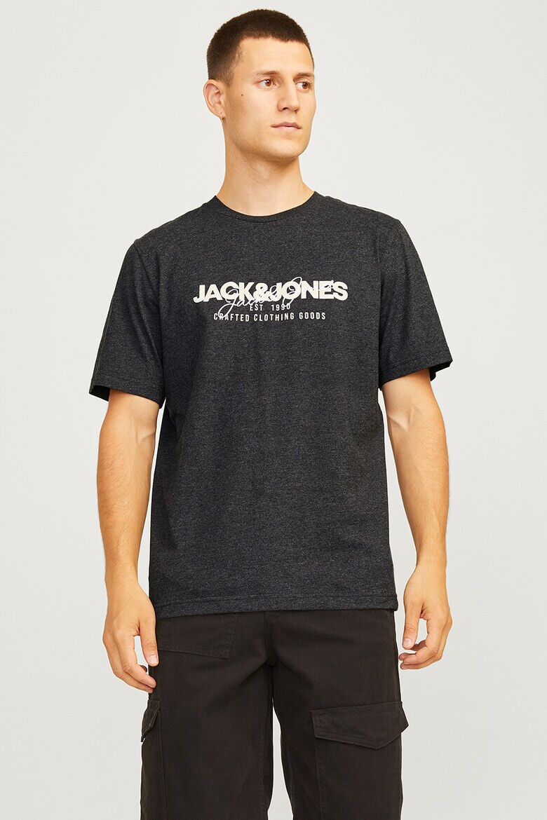 Jack & Jones Tricou de bumbac cu imprimeu logo Alvis - Pled.ro