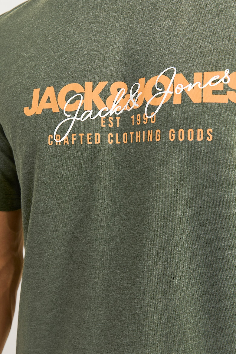 Jack & Jones Tricou de bumbac cu imprimeu logo Alvis - Pled.ro