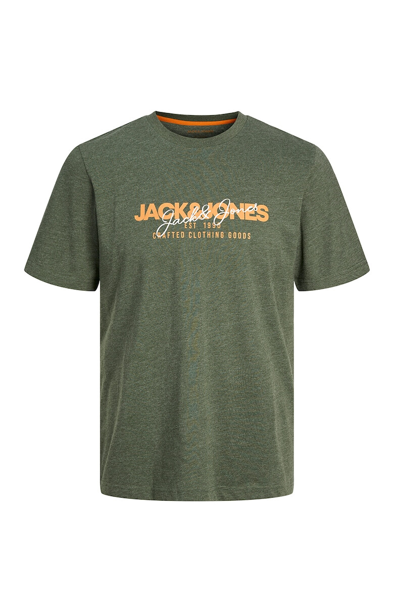 Jack & Jones Tricou de bumbac cu imprimeu logo Alvis - Pled.ro