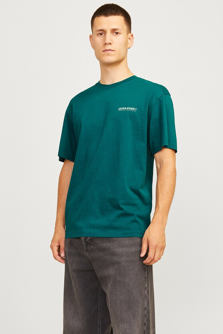 Jack & Jones Tricou de bumbac cu imprimeu logo Alvis - Pled.ro