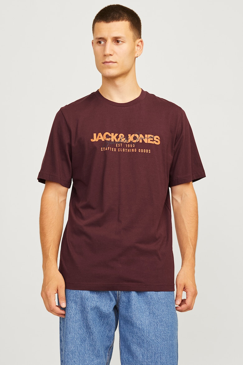 Jack & Jones Tricou de bumbac cu imprimeu logo Alvis - Pled.ro