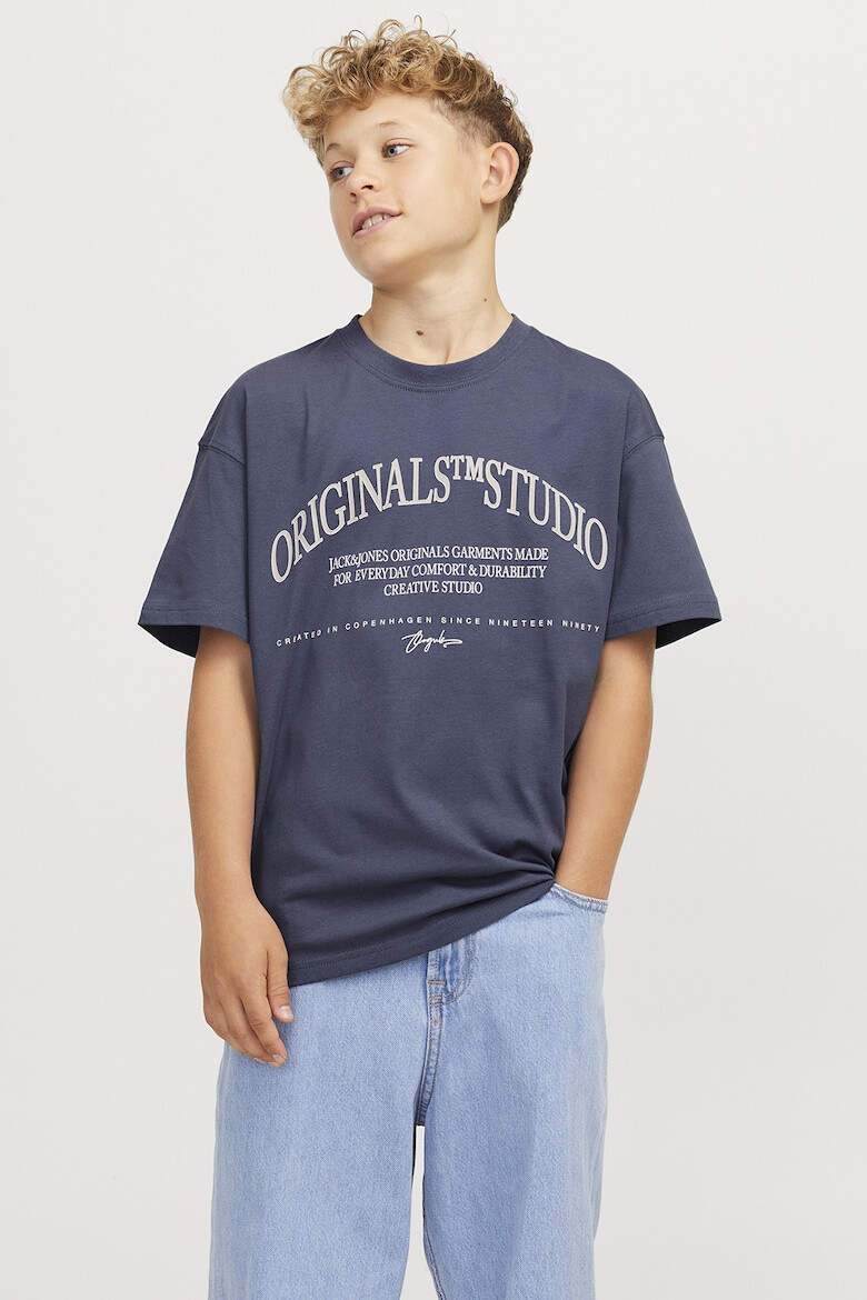 Jack & Jones Tricou de bumbac cu model text - Pled.ro