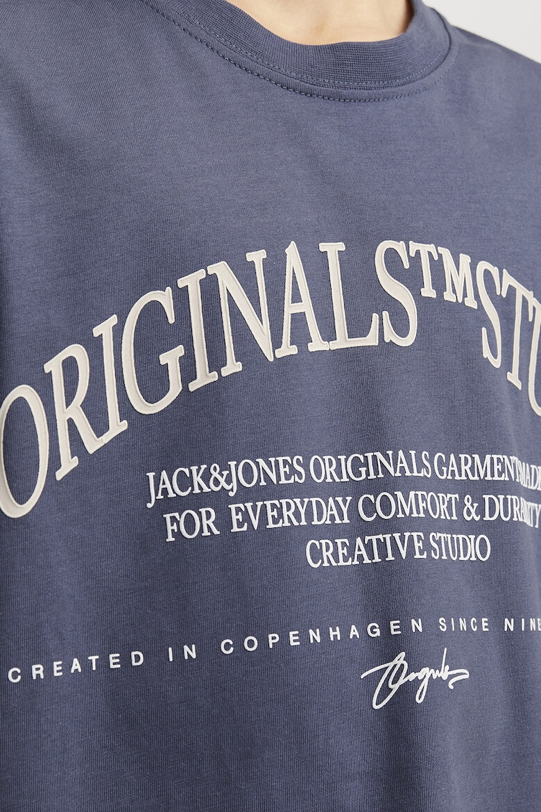 Jack & Jones Tricou de bumbac cu model text - Pled.ro