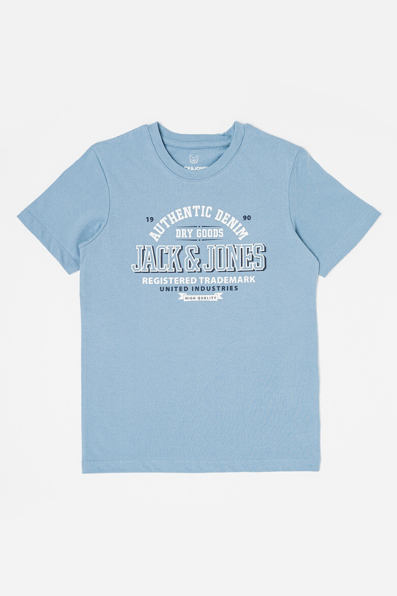 Jack & Jones Tricou de bumbac organic cu decolteu la baza gatului - Pled.ro