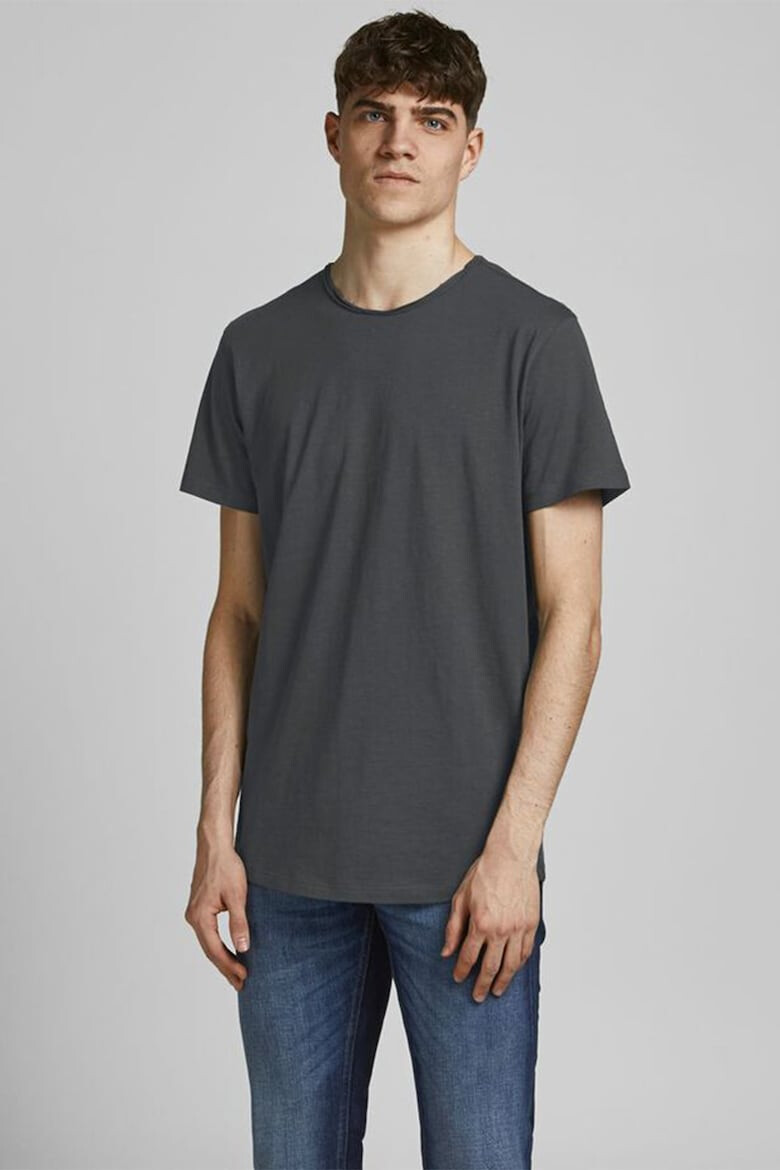 Jack & Jones Tricou de bumbac organic cu decolteu la baza gatului - Pled.ro