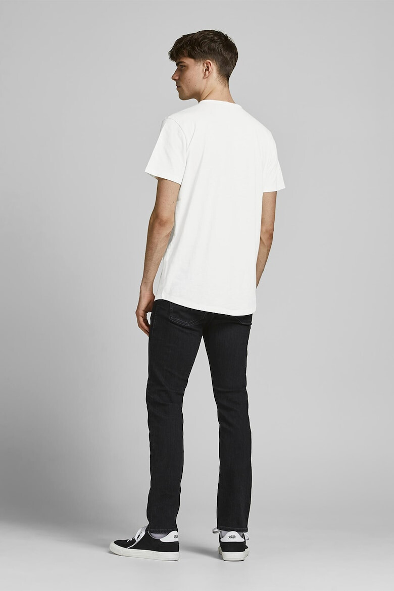 Jack & Jones Tricou de bumbac organic cu decolteu la baza gatului - Pled.ro