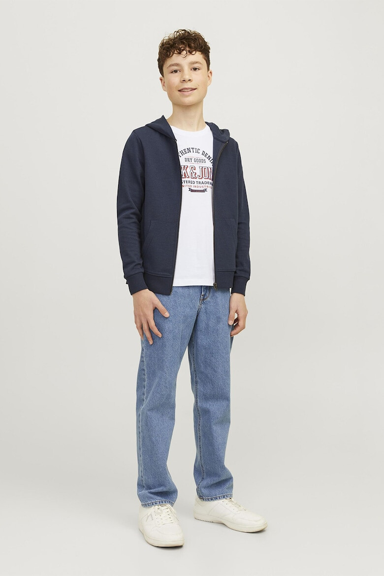 Jack & Jones Tricou de bumbac organic cu decolteu la baza gatului - Pled.ro