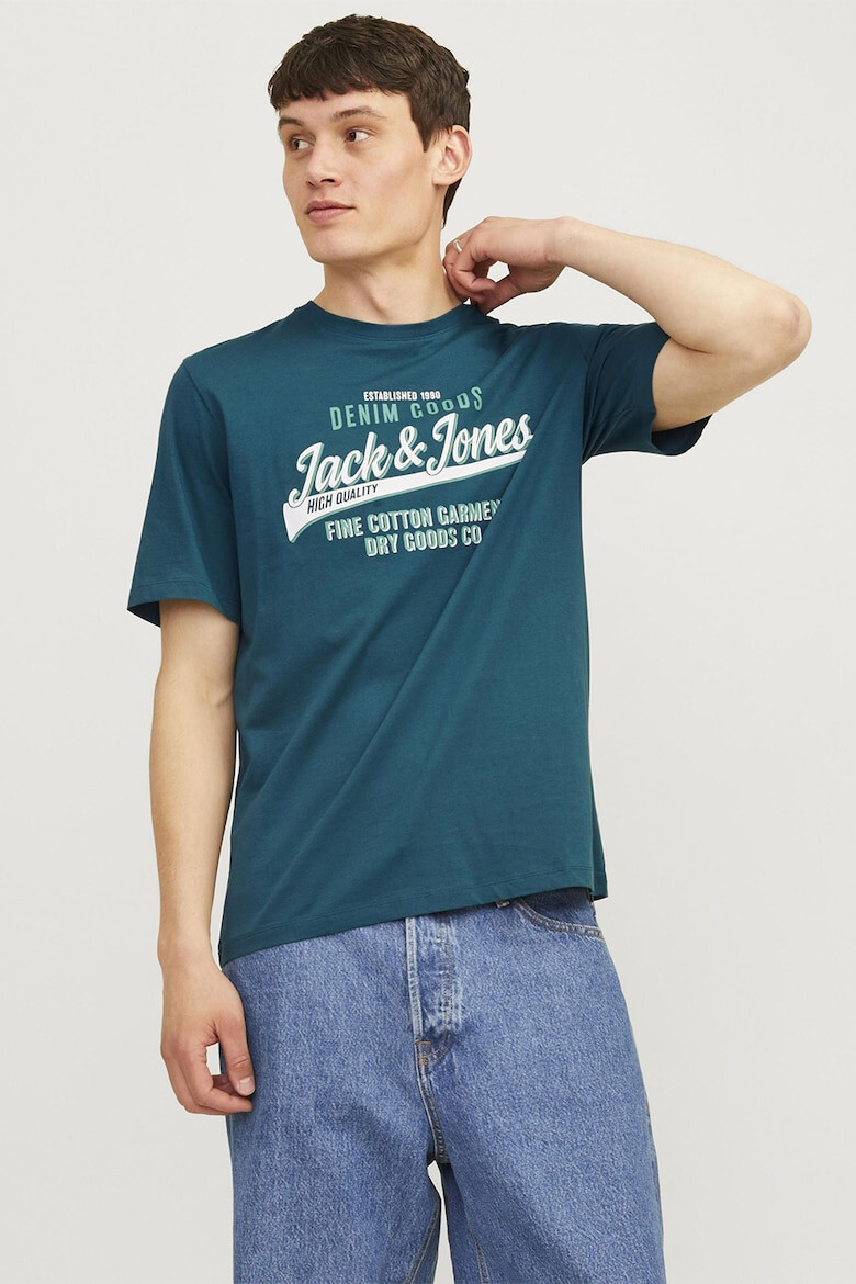 Jack & Jones Tricou de bumbac organic cu imprimeu logo - Pled.ro