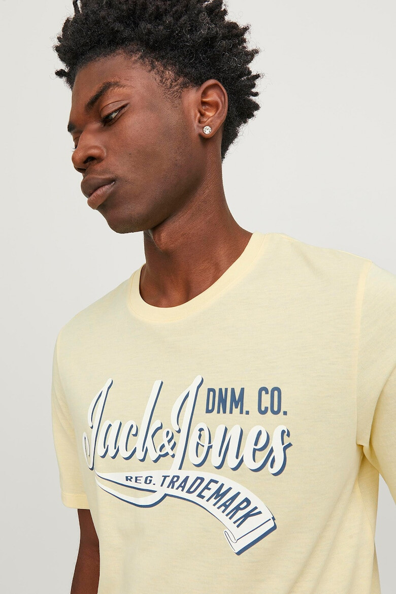 Jack & Jones Tricou de bumbac organic cu imprimeu logo - Pled.ro