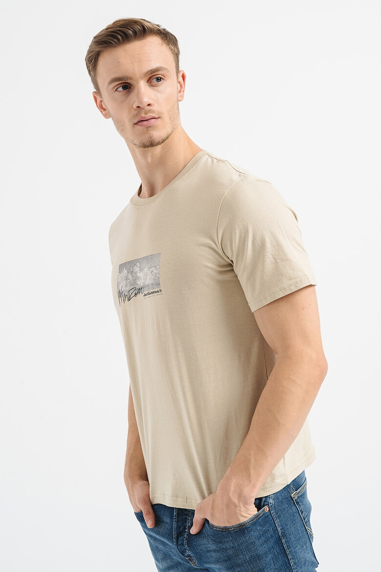 Jack & Jones Tricou din bumbac cu imprimeu Alpha - Pled.ro