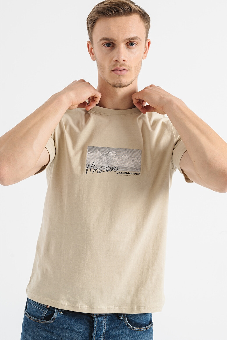 Jack & Jones Tricou din bumbac cu imprimeu Alpha - Pled.ro