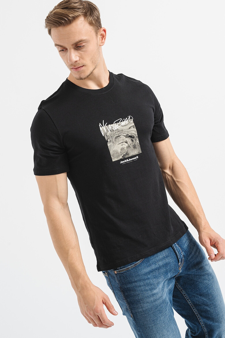 Jack & Jones Tricou din bumbac cu imprimeu Alpha - Pled.ro