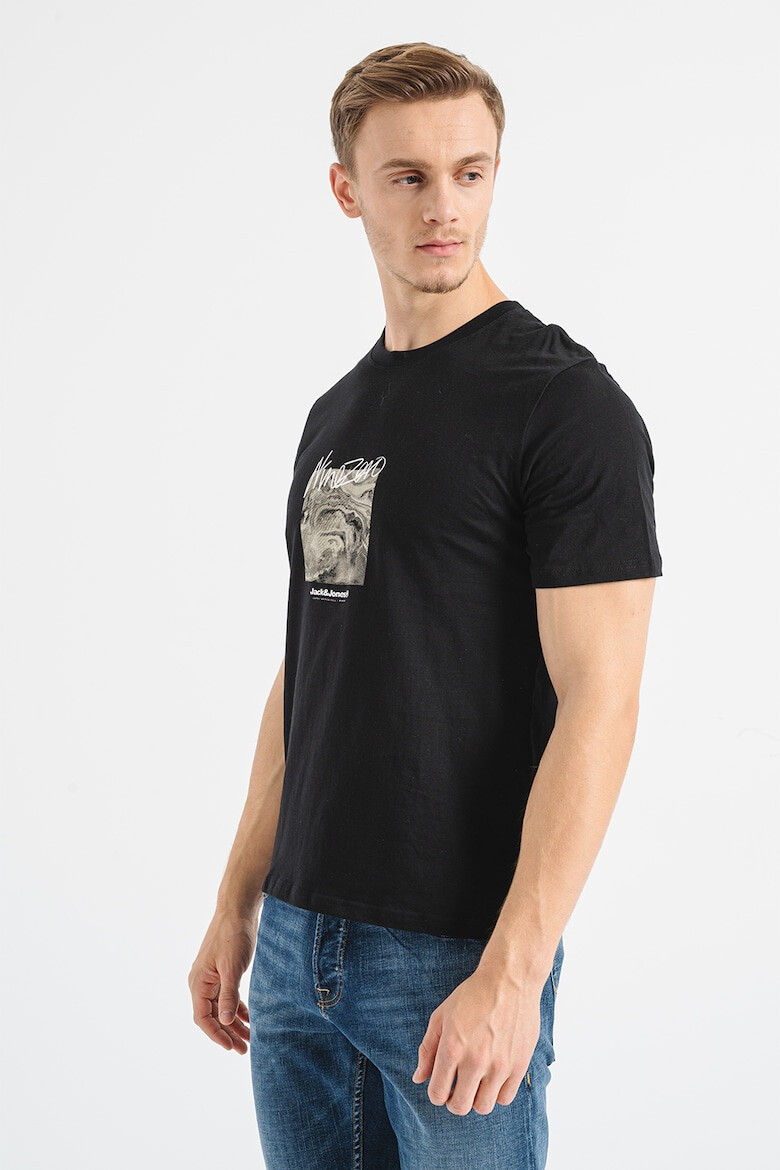 Jack & Jones Tricou din bumbac cu imprimeu Alpha - Pled.ro