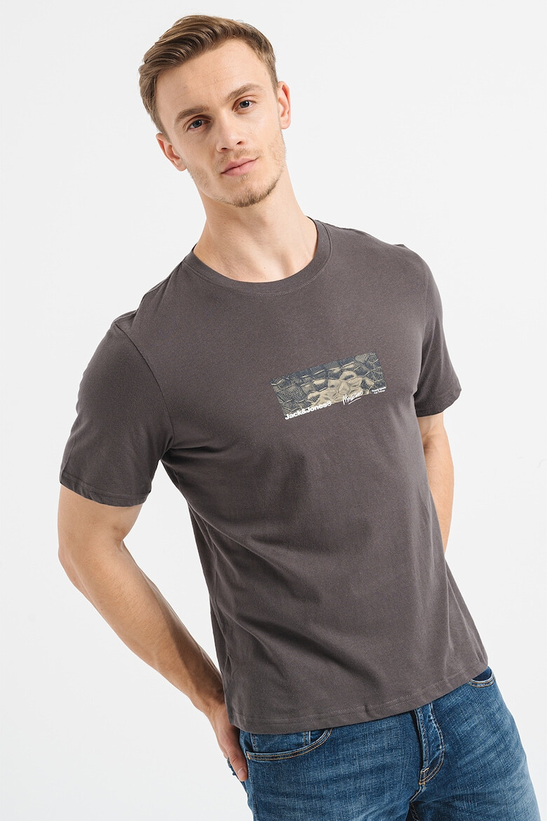 Jack & Jones Tricou din bumbac cu imprimeu Alpha - Pled.ro