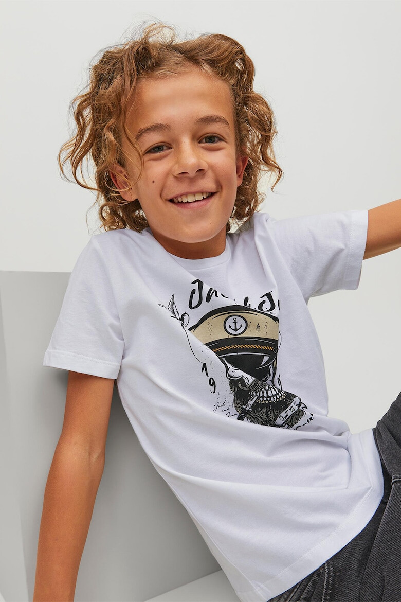 Jack & Jones Tricou din bumbac cu imprimeu grafic Roxbury - Pled.ro