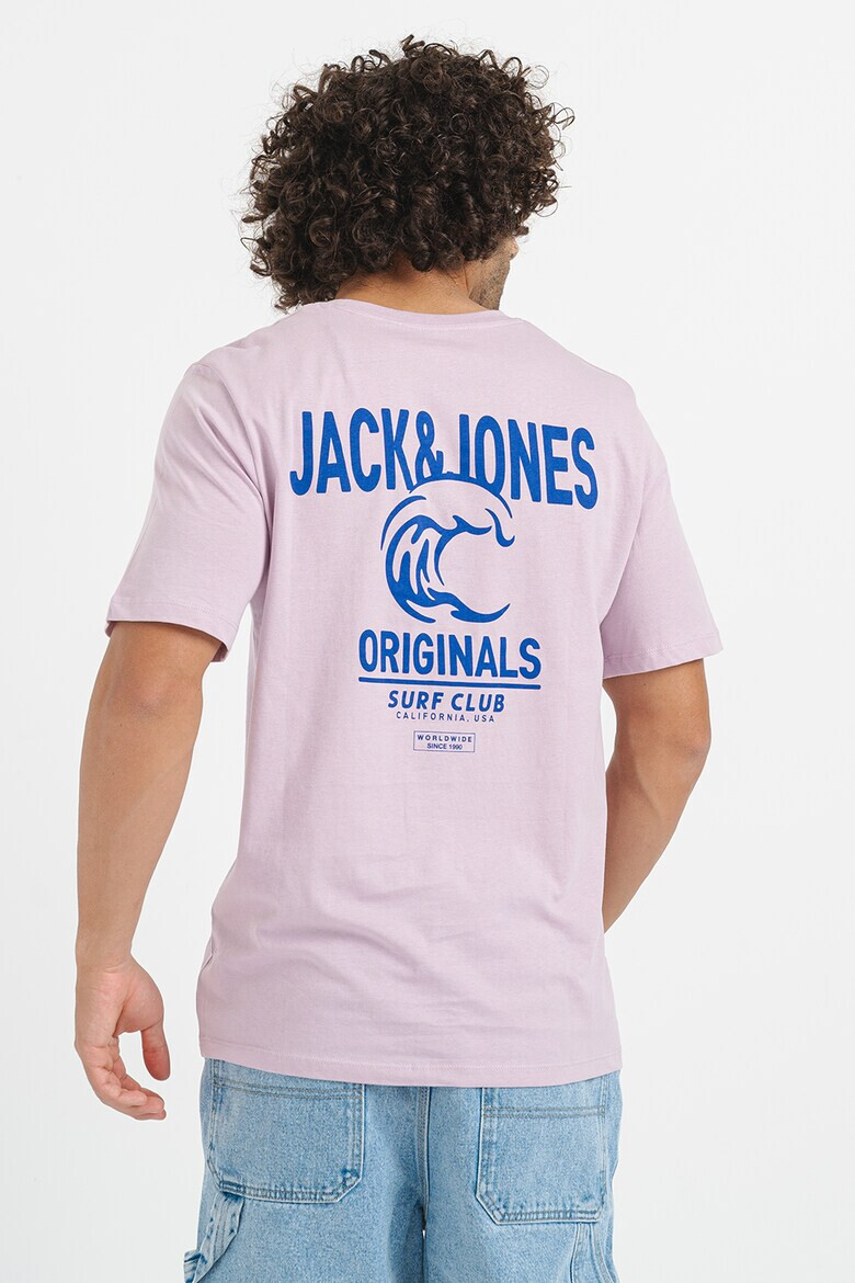 Jack & Jones Tricou din bumbac cu imprimeu logo pe partea din spate - Pled.ro