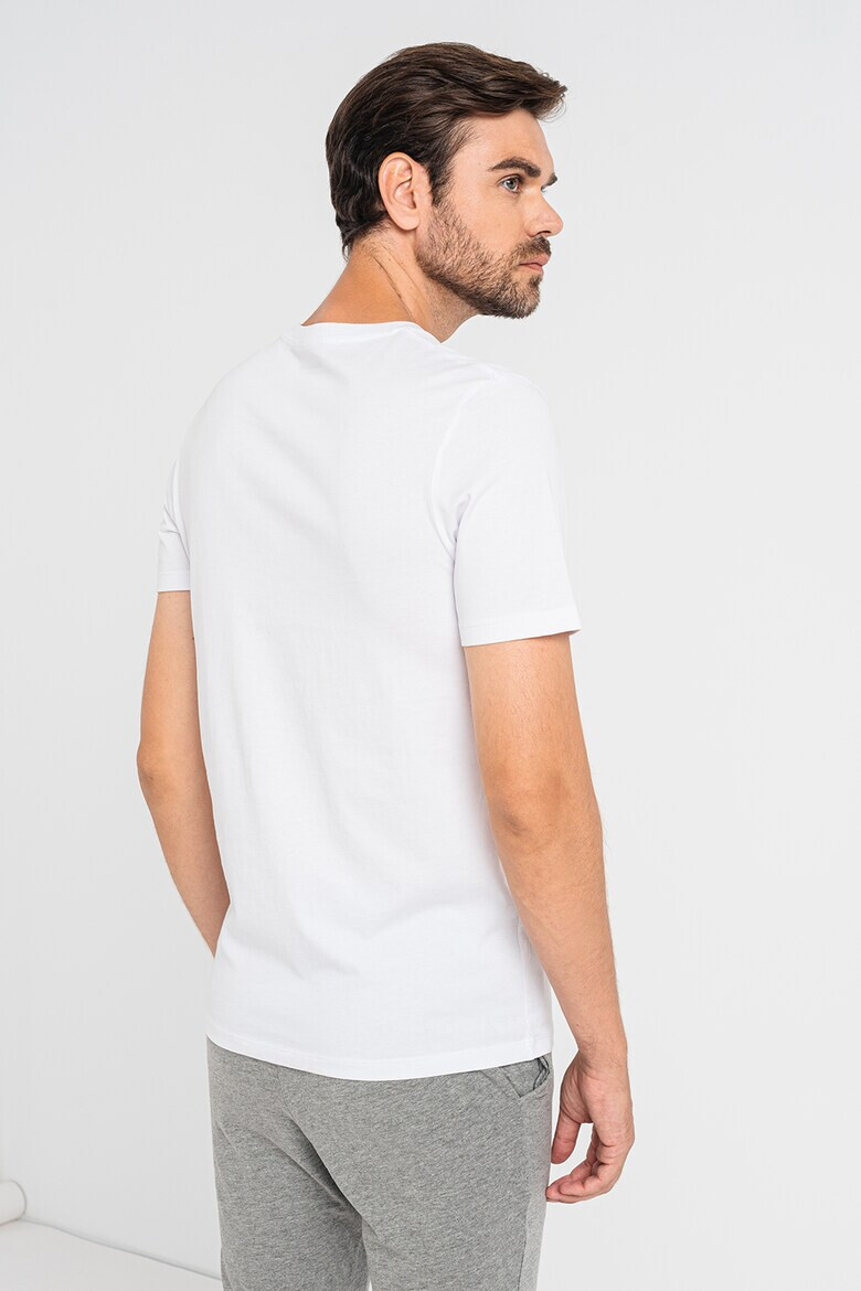 Jack & Jones Tricou din bumbac organic cu decolteu in V - Pled.ro