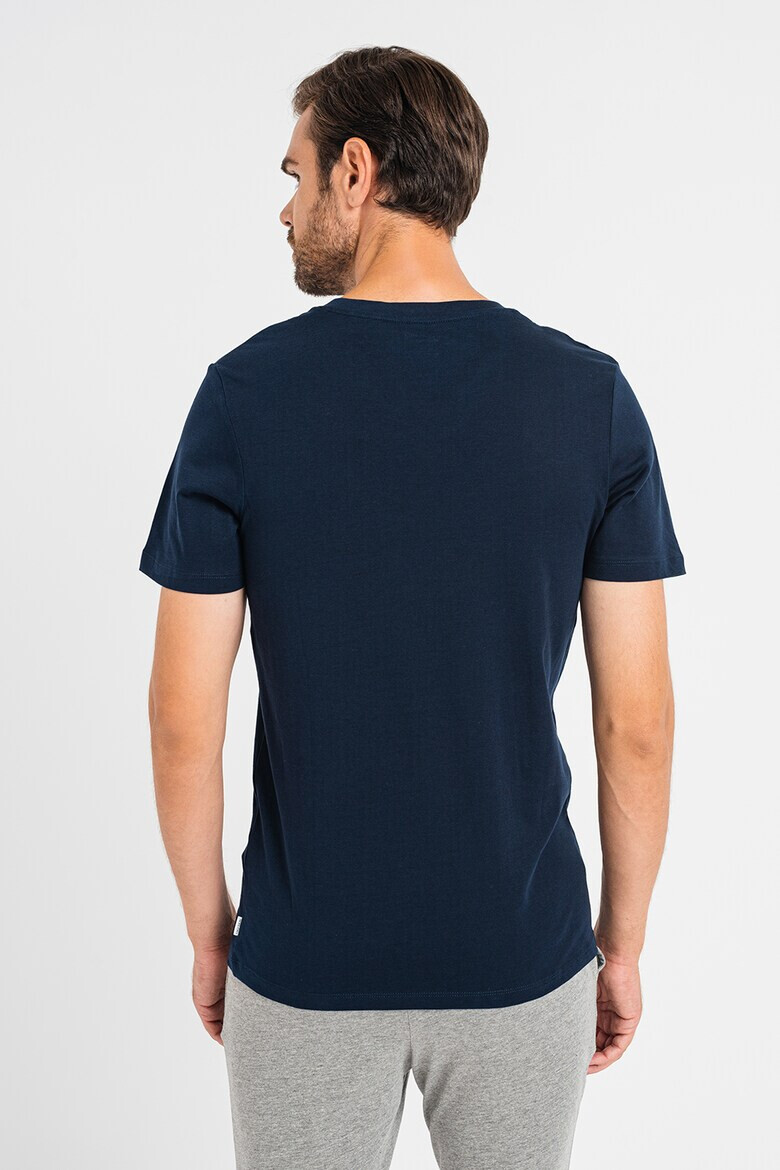 Jack & Jones Tricou din bumbac organic cu decolteu in V - Pled.ro