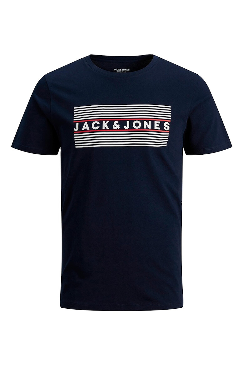 Jack & Jones Tricou din bumbac organic cu decolteu la baza gatului Corp - Pled.ro