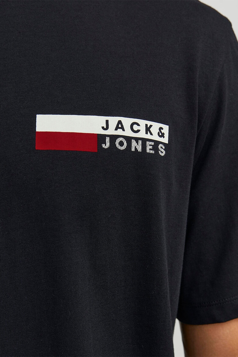 Jack & Jones Tricou din bumbac organic cu decolteu la baza gatului Corp - Pled.ro