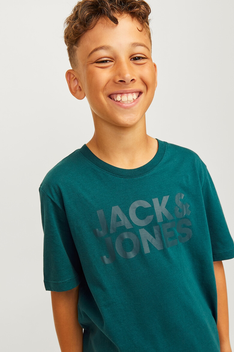 Jack & Jones Tricou din bumbac organic cu imprimeu logo Corp - Pled.ro