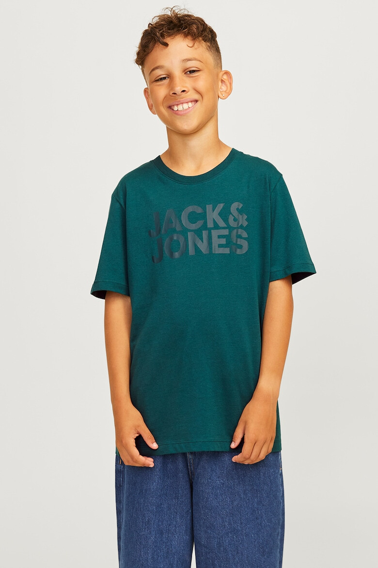 Jack & Jones Tricou din bumbac organic cu imprimeu logo Corp - Pled.ro