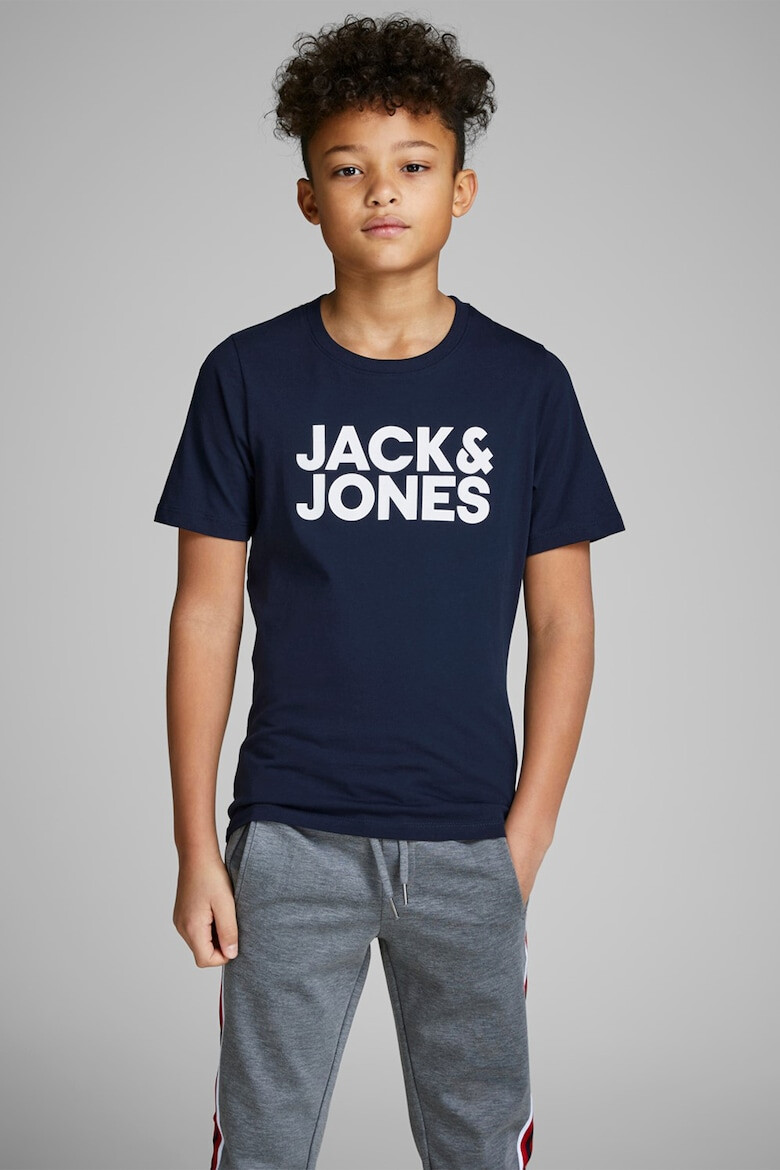 Jack & Jones Tricou din bumbac organic cu imprimeu logo Corp - Pled.ro