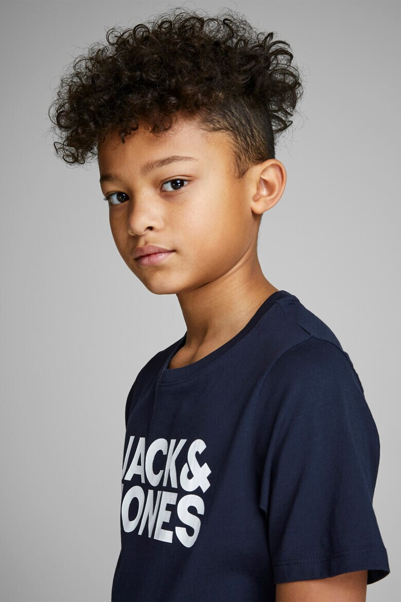 Jack & Jones Tricou din bumbac organic cu imprimeu logo Corp - Pled.ro