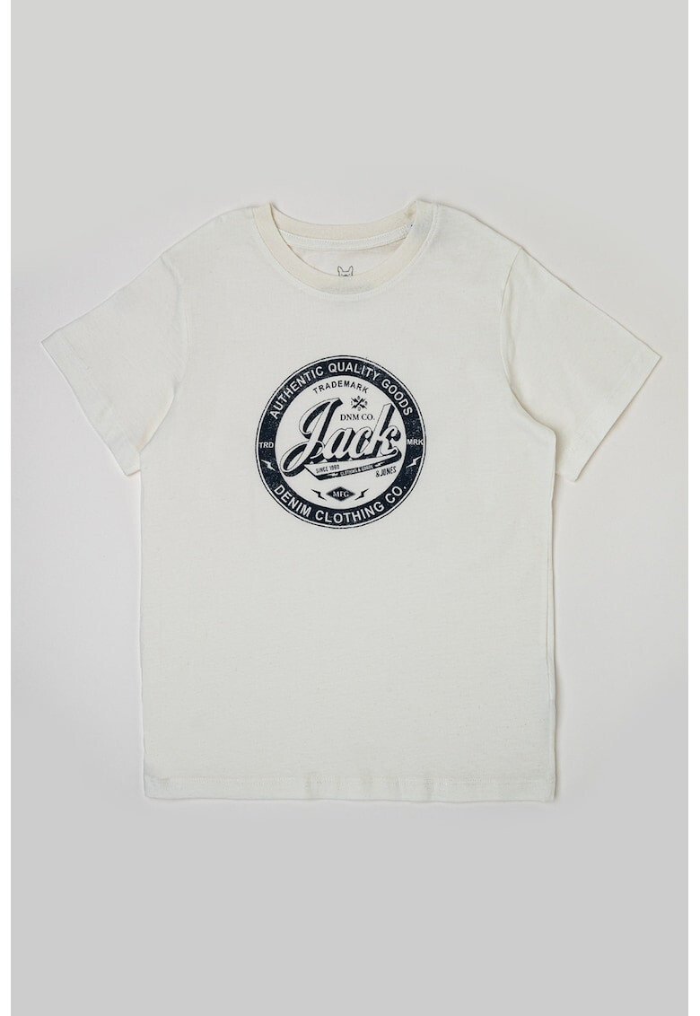 Jack & Jones Tricou din bumbac organic cu imprimeu logo Jeans - Pled.ro