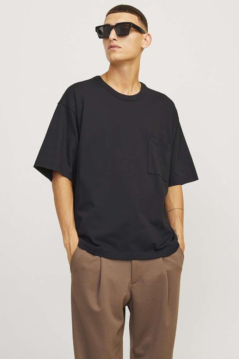 Jack & Jones Tricou lejer uni de bumbac - Pled.ro