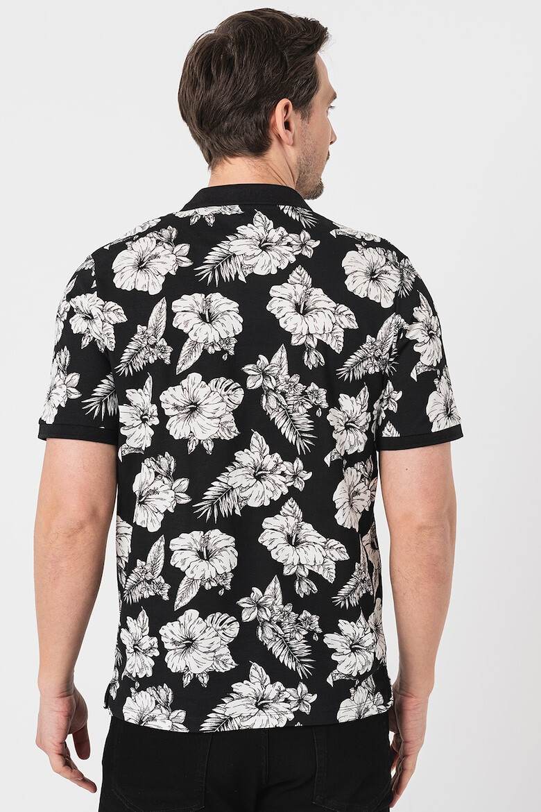 Jack & Jones Tricou polo cu imprimeu tropical - Pled.ro