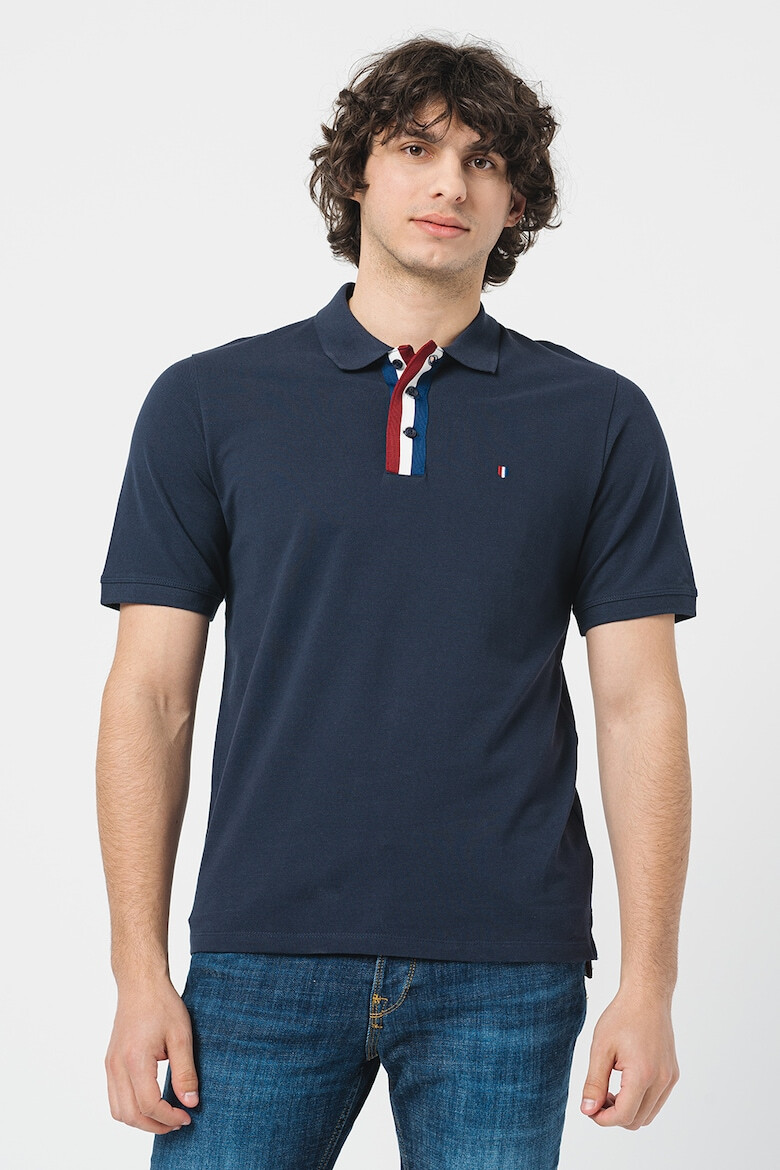 Jack & Jones Tricou polo de bumbac cu fenta cu nasturi Drake - Pled.ro