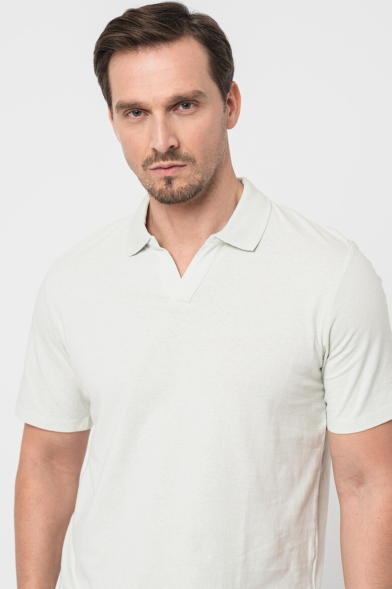 Jack & Jones Tricou polo din amestec de in - Pled.ro