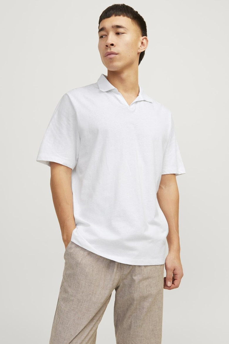 Jack & Jones Tricou polo din amestec de in - Pled.ro