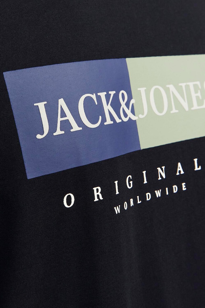 Jack & Jones Tricou regular fit cu decolteu la baza gatului - Pled.ro