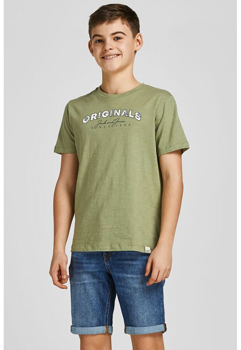 Jack & Jones Tricou regular fit din bumbac cu imprimeu logo pe piept - Pled.ro