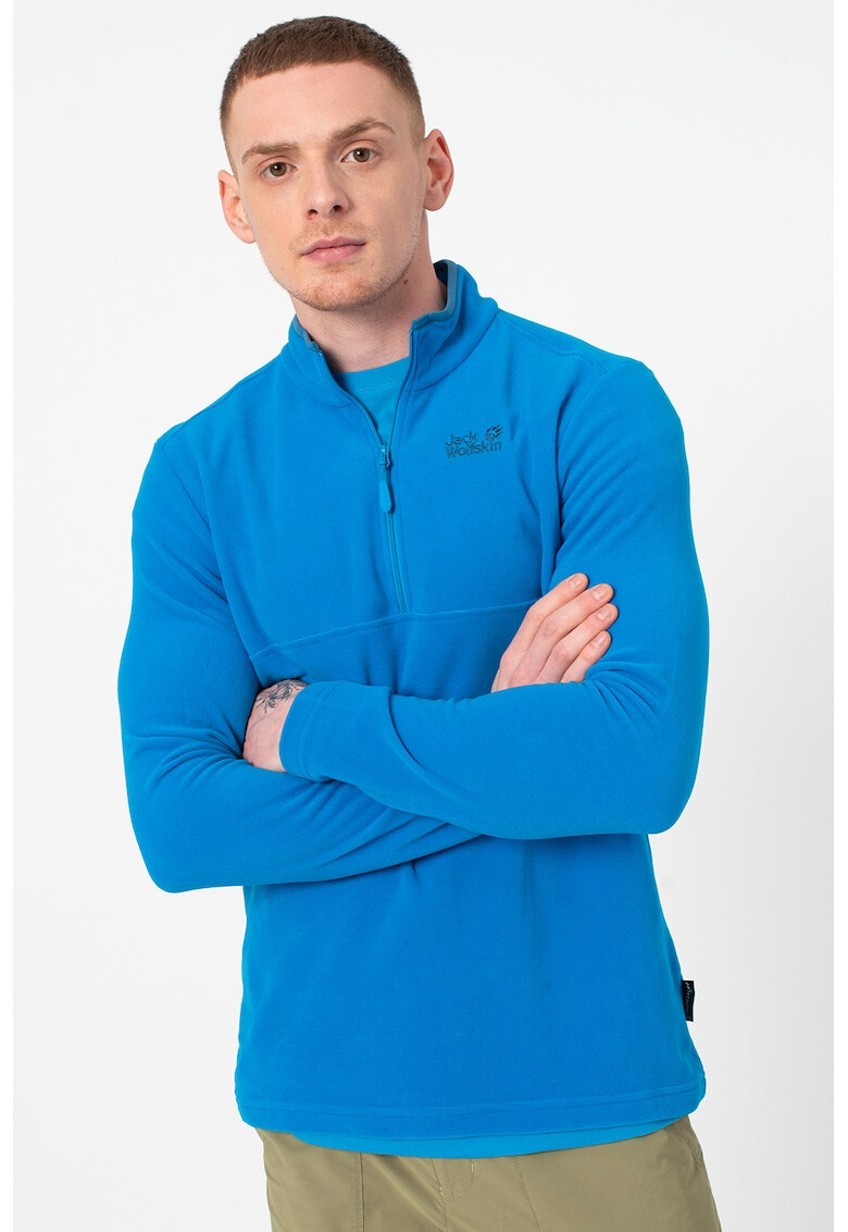 Jack Wolfskin Bluza sport din fleece cu fenta cu fermoar - Pled.ro