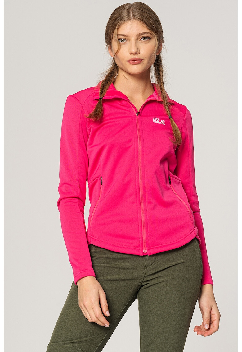 Jack Wolfskin Bluza sport cu fermoar pentru drumetii Kiewa - Pled.ro