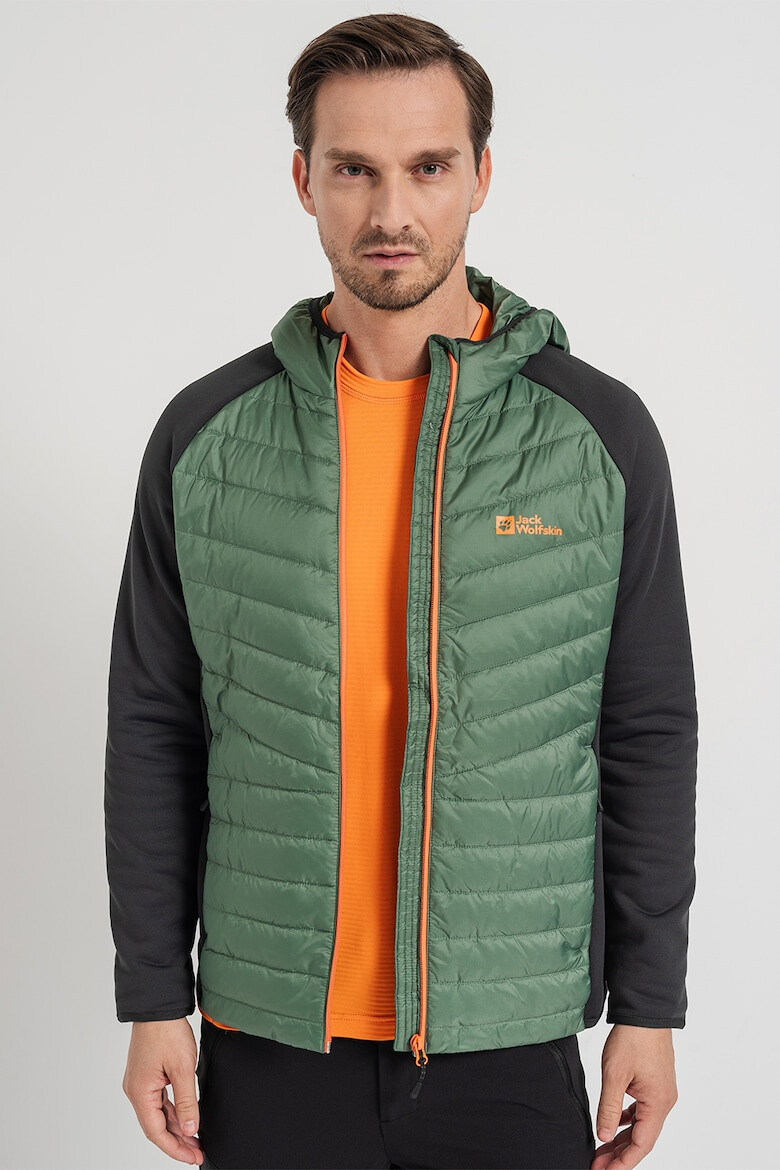 Jack Wolfskin Jacheta cu maneci raglan pentru drumetii Routeburn Pro Hybrid - Pled.ro