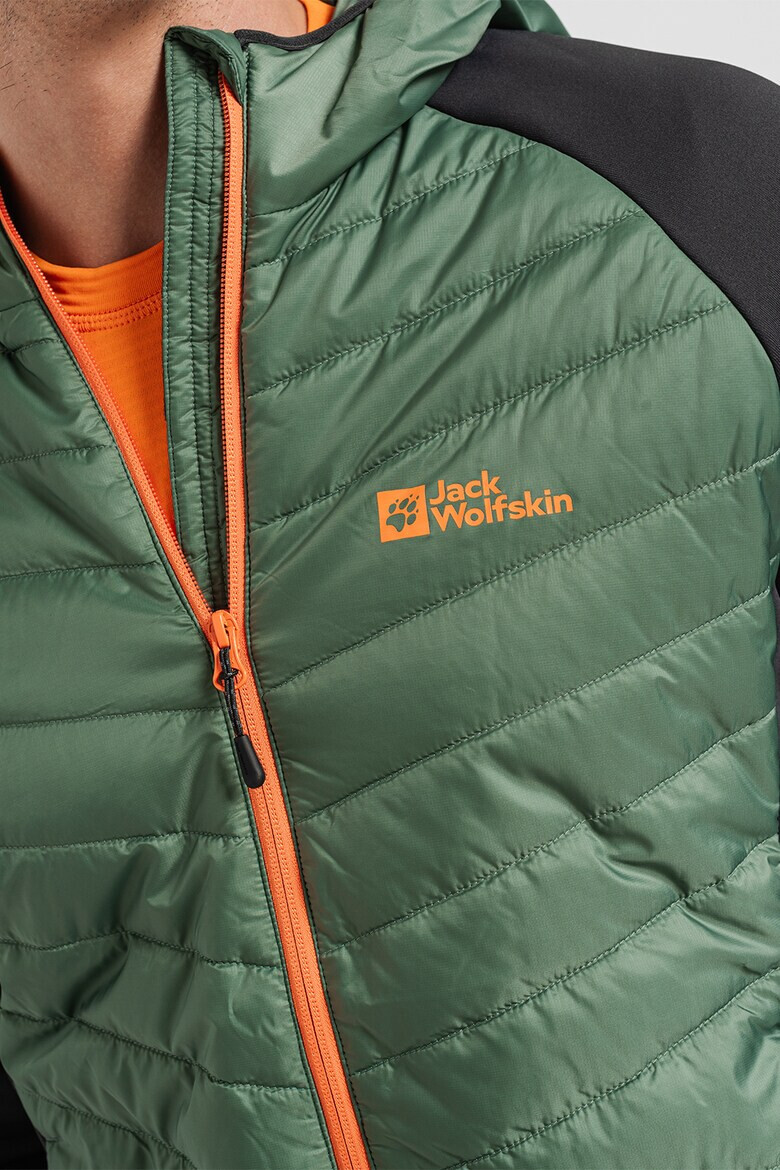 Jack Wolfskin Jacheta cu maneci raglan pentru drumetii Routeburn Pro Hybrid - Pled.ro