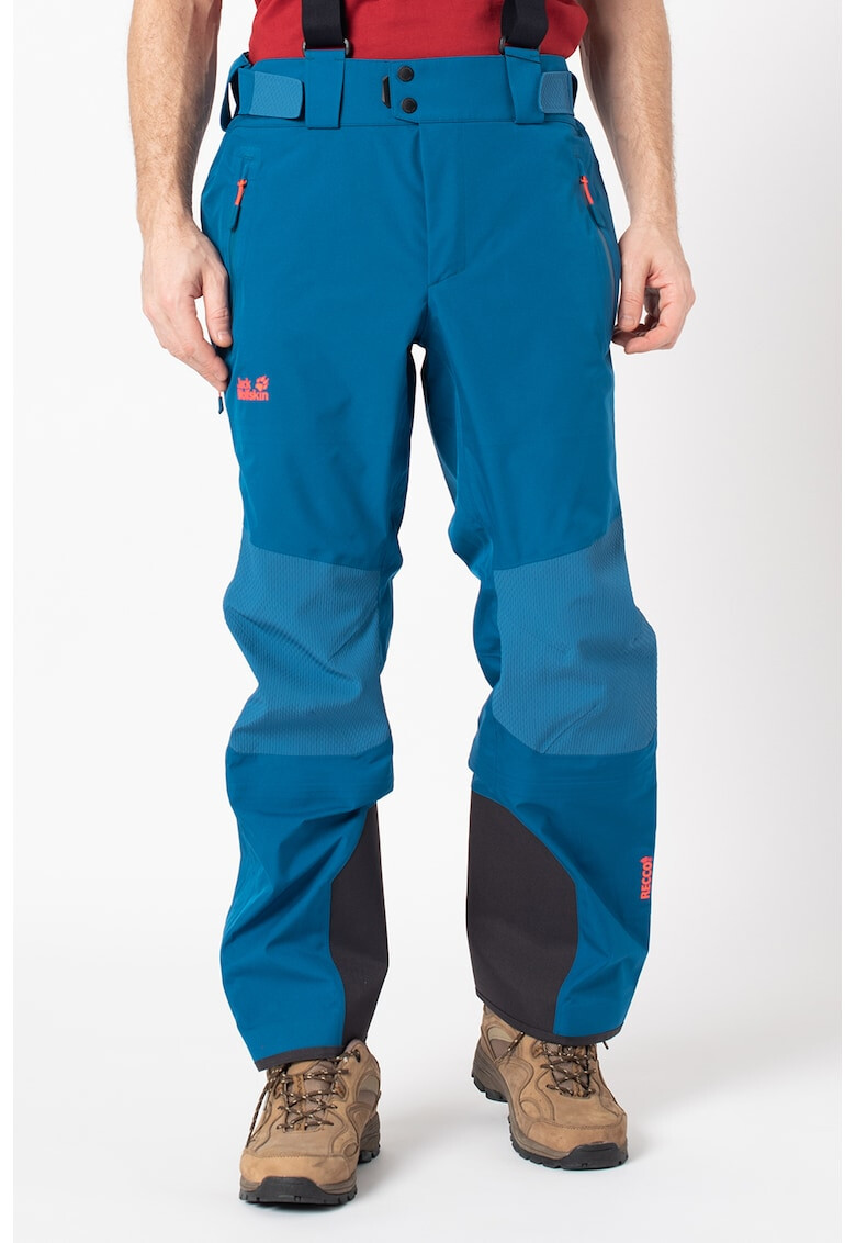 Jack Wolfskin Pantaloni cu bretele pentru schi Solitude Mountain - Pled.ro