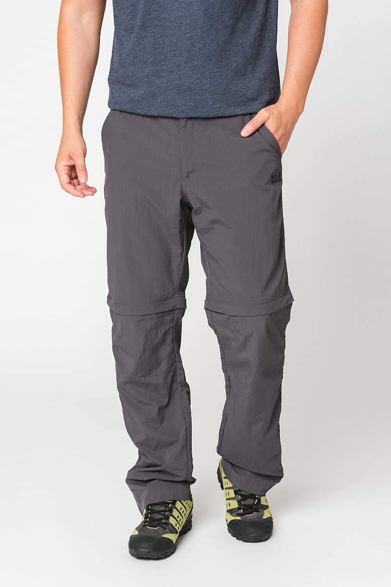 Jack Wolfskin Pantaloni cu fermoar si protectie UV pentru drumetii Canyon - Pled.ro