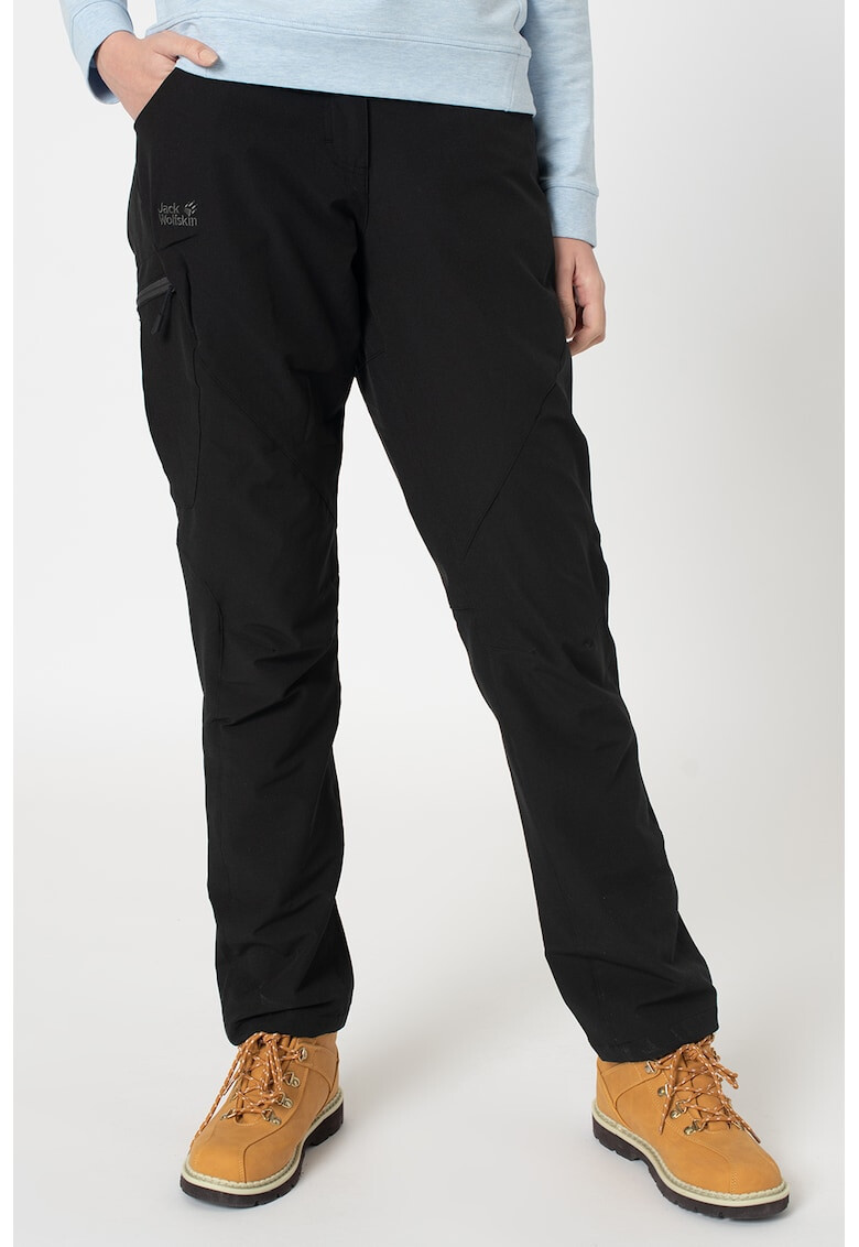 Jack Wolfskin Pantaloni cu strat exterior rezistent la apa pentru drumetii Chilly Track XT - Pled.ro