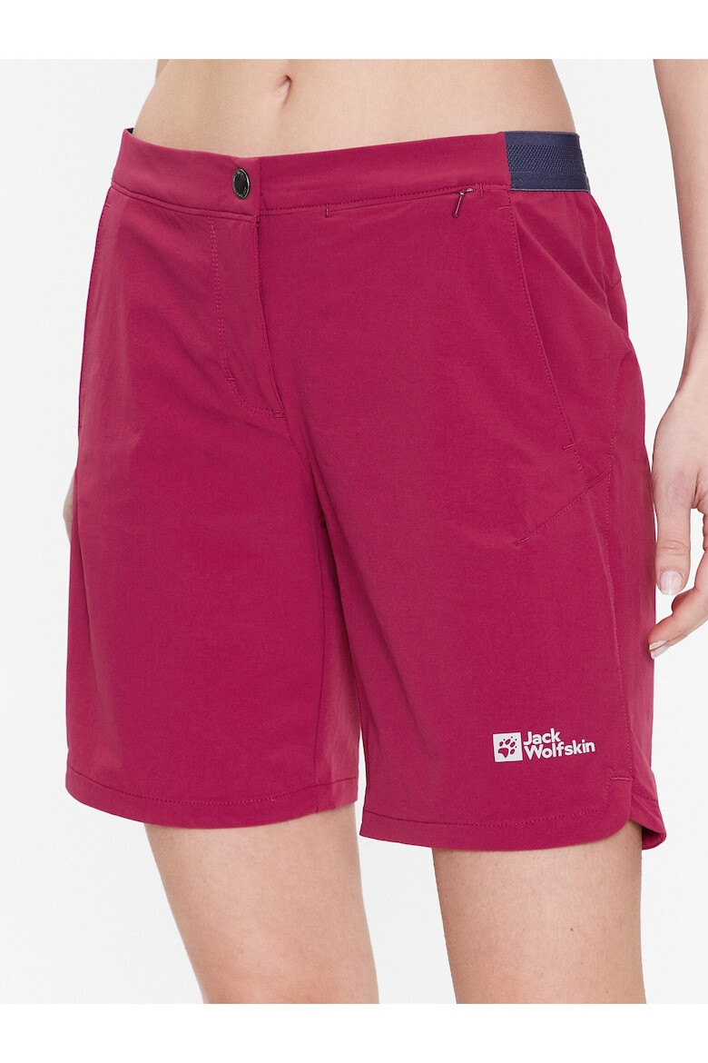 Jack Wolfskin Pantaloni scurti dama 302719662 Poliamida Claret - Pled.ro