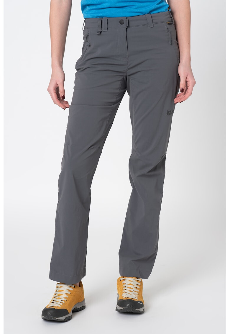 Jack Wolfskin Pantaloni Softshell cu finisaj rezistent la apa pentru drumetii Activiate Light - Pled.ro