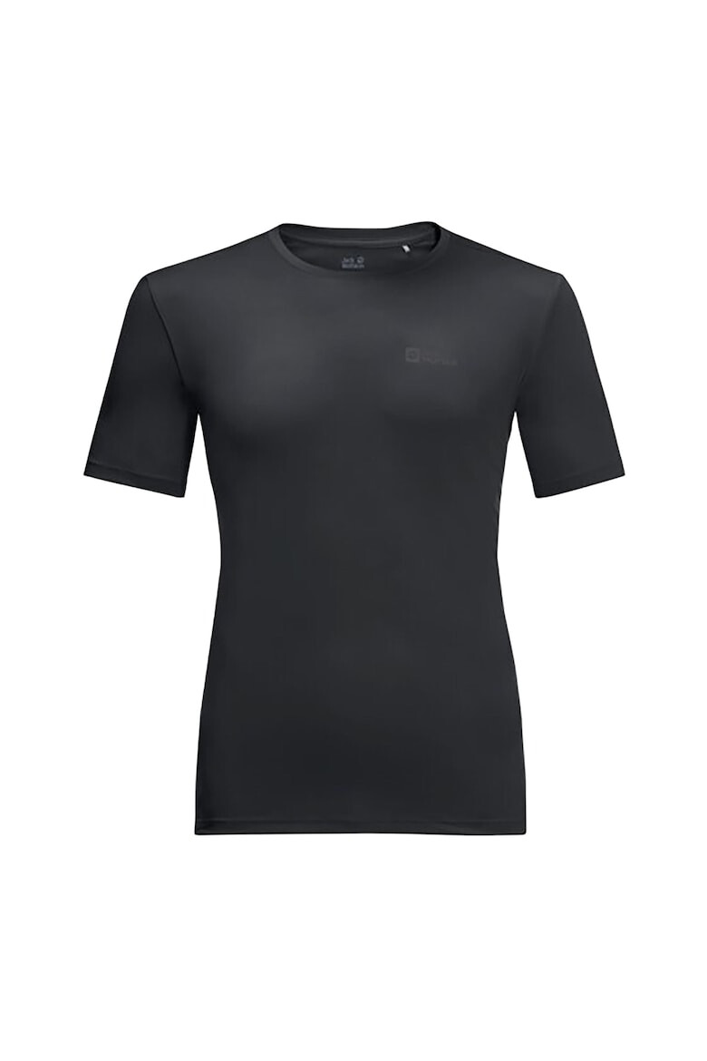 Jack Wolfskin Tricou barbati Poliester Negru - Pled.ro