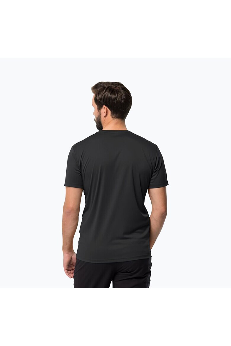 Jack Wolfskin Tricou barbati Poliester Negru - Pled.ro