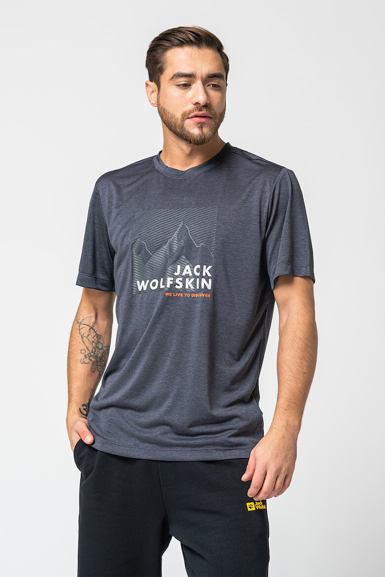 Jack Wolfskin Tricou cu logo pentru drumetii - Pled.ro